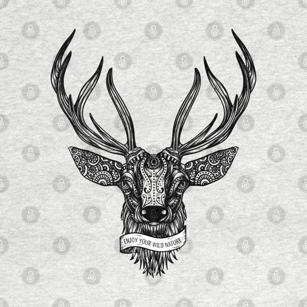 Deer Illustration by TomCage